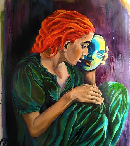 THE JUDGEMENT IS THE MIRROR de Susanna Gatto, Pintura a la venta en Singulart