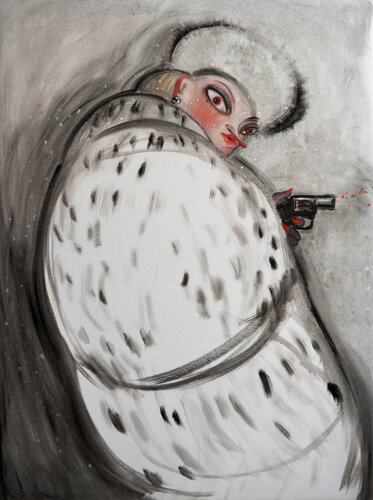 Fur-st Murder von Yana Medow, Malerei kaufen auf Singulart