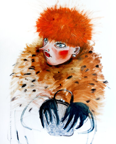 Fur and Resolve von Yana Medow, Malerei kaufen auf Singulart