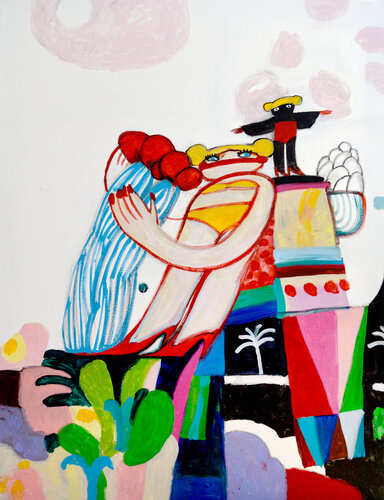 Abstract figurative by Yana Medow, Painting for Sale on Singulart