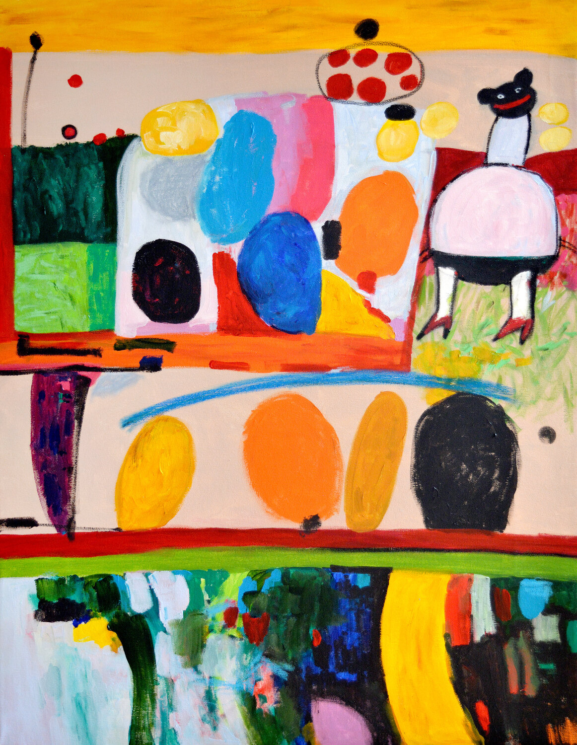 Fragment Garden Yana Medow Origineel schilderij te koop