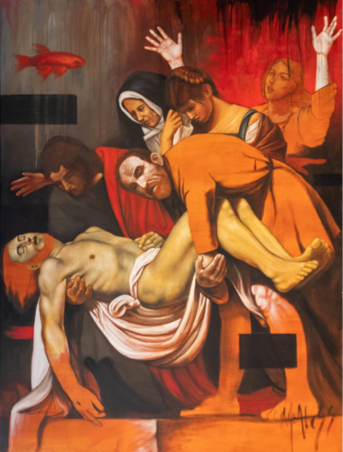 "Preludio a la Resurrección" - "Resurrection Prelude" von Alejandro Reyna, Malerei kaufen auf Singulart