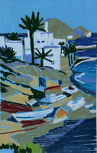 La Isleta by Gesine Imhof, Painting for Sale on Singulart
