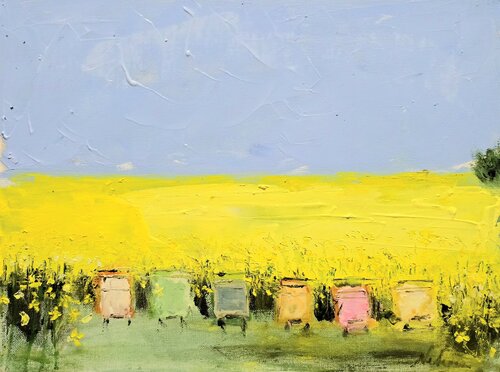 Rapeseed Pastoral von Samuel-Emanuel Nelepcu, Malerei kaufen auf Singulart