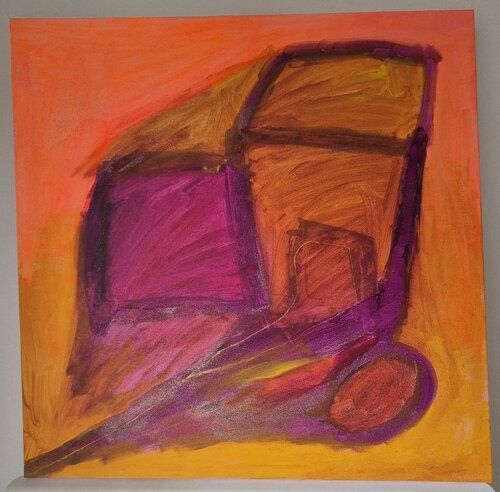 Le chariot de feu von Anne-Lise PAULIAC, Malerei kaufen auf Singulart