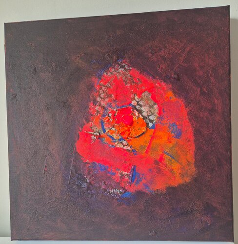 Poisson lune van Anne-Lise PAULIAC, Schilderij te koop op Singulart
