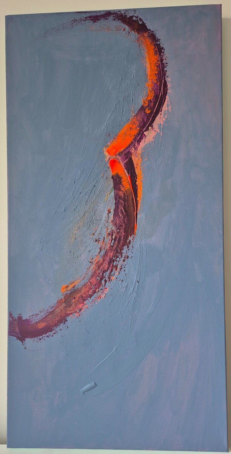 Nuée d'oiseaux Anne-Lise PAULIAC Origineel schilderij te koop