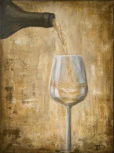 Pale Pour von Irina Debowska, Malerei kaufen auf Singulart