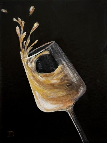 Golden Flow von Irina Debowska, Malerei kaufen auf Singulart