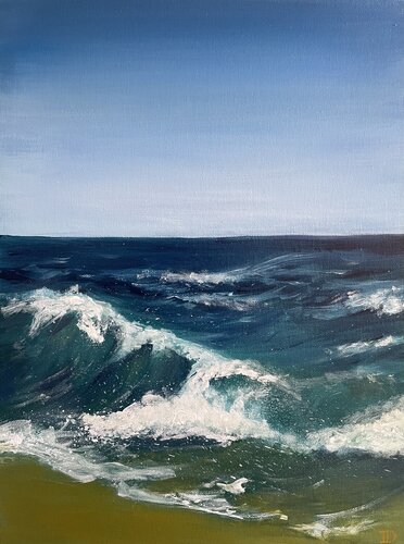 Driftline by Irina Debowska, Painting for Sale on Singulart