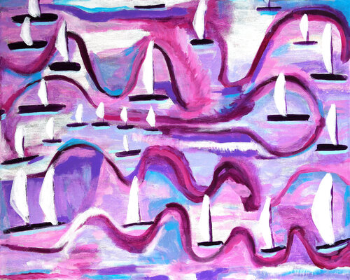 Hurricane Harbor von Lisa Crane, Malerei kaufen auf Singulart