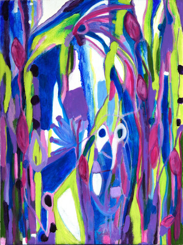 2 Birds Maybe 3 di Lisa Crane, Pittura in vendita su Singulart