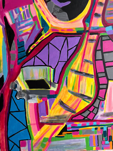 Three Chairs di Lisa Crane, Pittura in vendita su Singulart