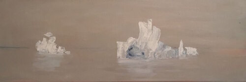 Iceberg Groenlad van Marie France De La Cochetiere, Schilderij te koop op Singulart