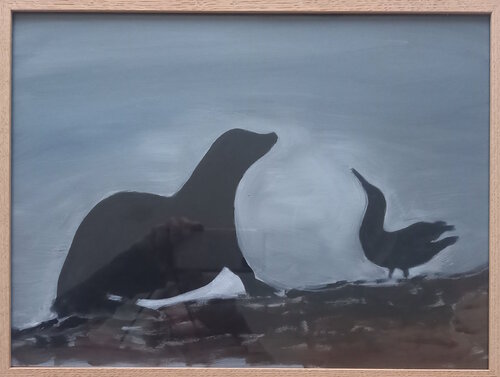 Dialogue van Marie France De La Cochetiere, Schilderij te koop op Singulart