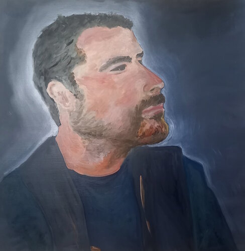 Le skipper face aux vagues de Marie France De La Cochetiere, Pintura a la venta en Singulart