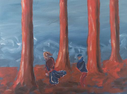 Qui a peur du vent? by Marie France De La Cochetiere, Painting for Sale on Singulart