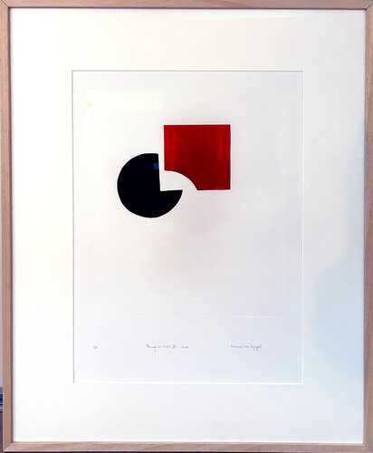 Rouge et noir III 4|4 van Herman Van Synghel, Werk op papier te koop op Singulart