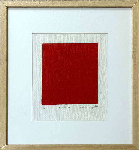 Red Circle by Herman Van Synghel, Work on Paper for Sale on Singulart