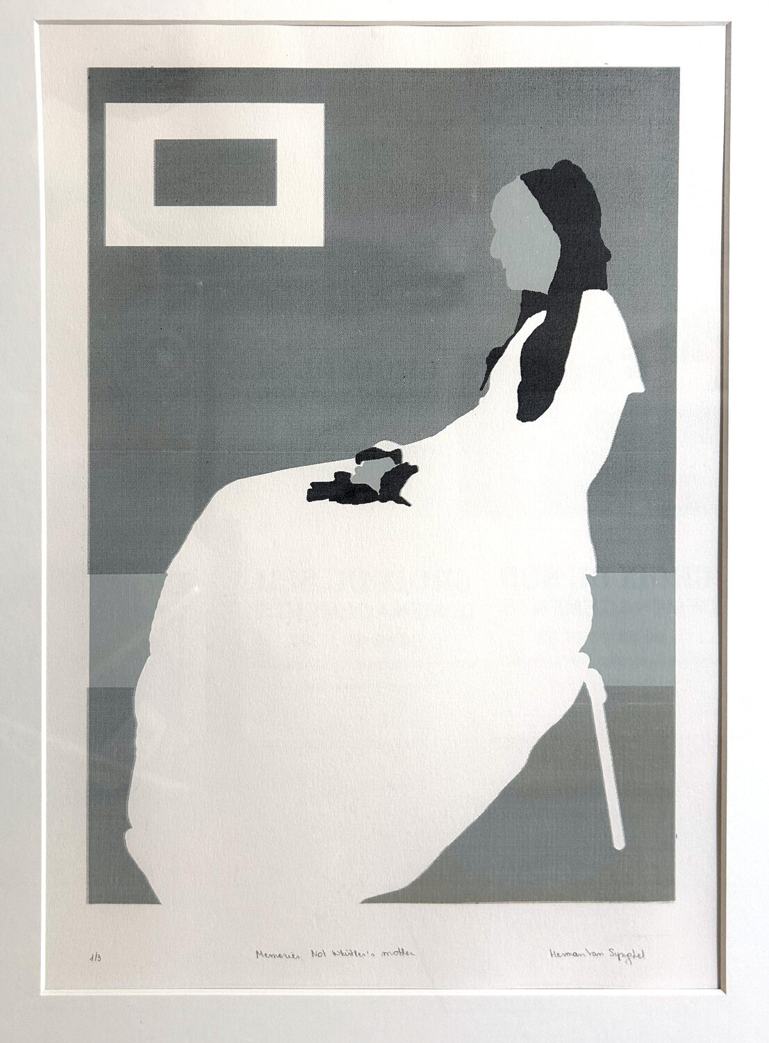 Memories : Whistler's mother Herman Van Synghel Werk auf Papier zu verkaufen