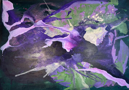 HIDRANGEA (2) par Jane Maria Xavier, Peinture en vente sur Singulart