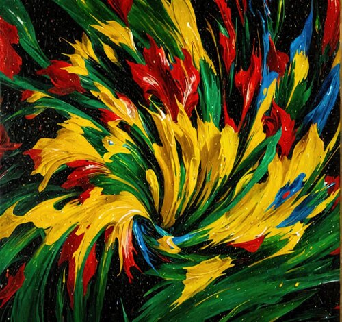 Floral Whirlwind by Steven Fogel, Digital for Sale on Singulart