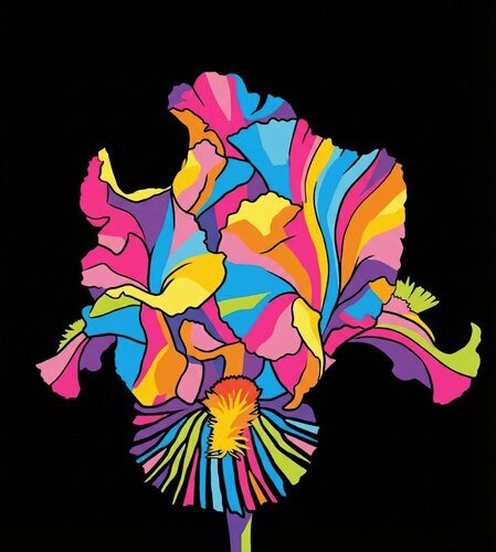 Abstract of Dragon flower by Steven Fogel, Digital for Sale on Singulart