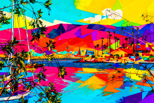 California Bay Pop Art von Steven Fogel, Digital kaufen auf Singulart