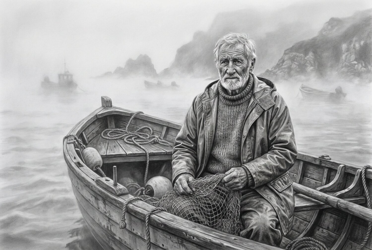 Lone Fisherman Steven Fogel
