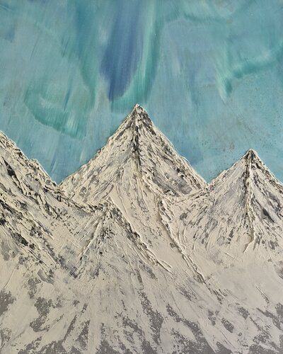 Whispers of the Northern Sky by ANASTASIA Künstlerin, Painting for Sale on Singulart