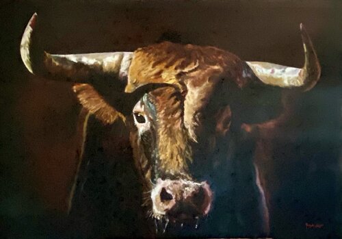 BELLEZA Y BRAVURA di Menchu Marcos, Pittura in vendita su Singulart