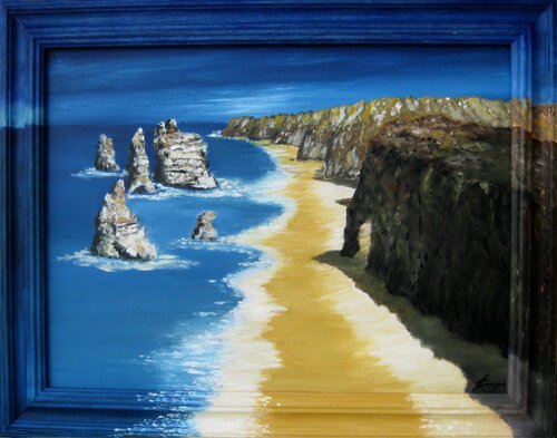 Costa australiana di Silvano Crespi, Pittura in vendita su Singulart