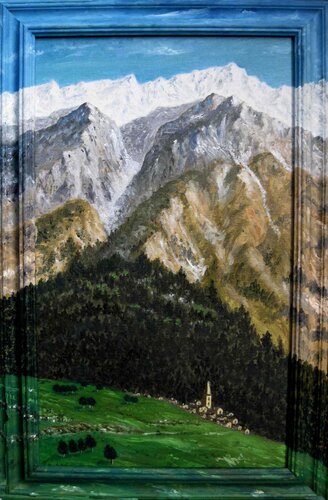 Dalle alte vette ai dolci pendii di Silvano Crespi, Pittura in vendita su Singulart