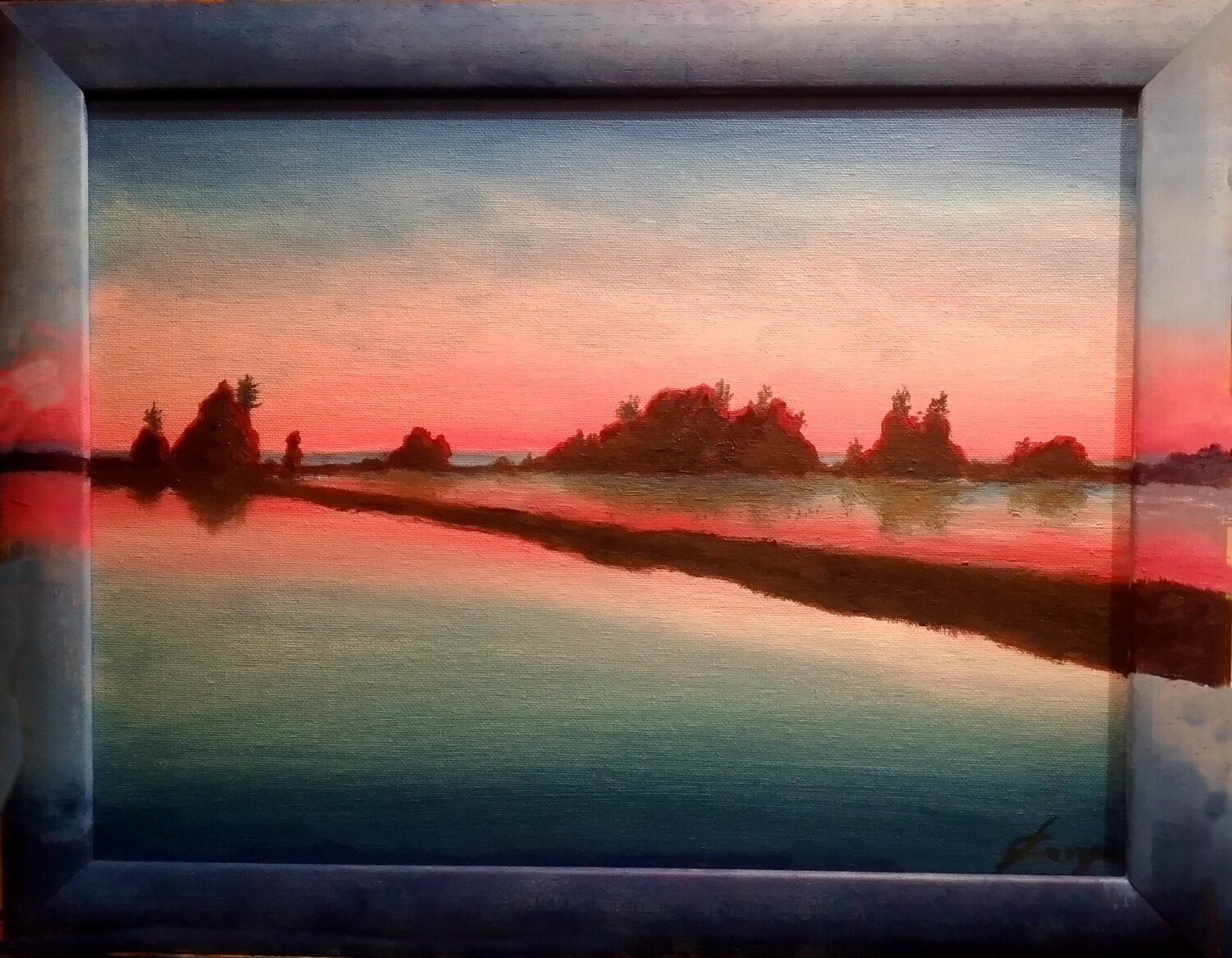 Tramonto sul Pacifico Silvano Crespi