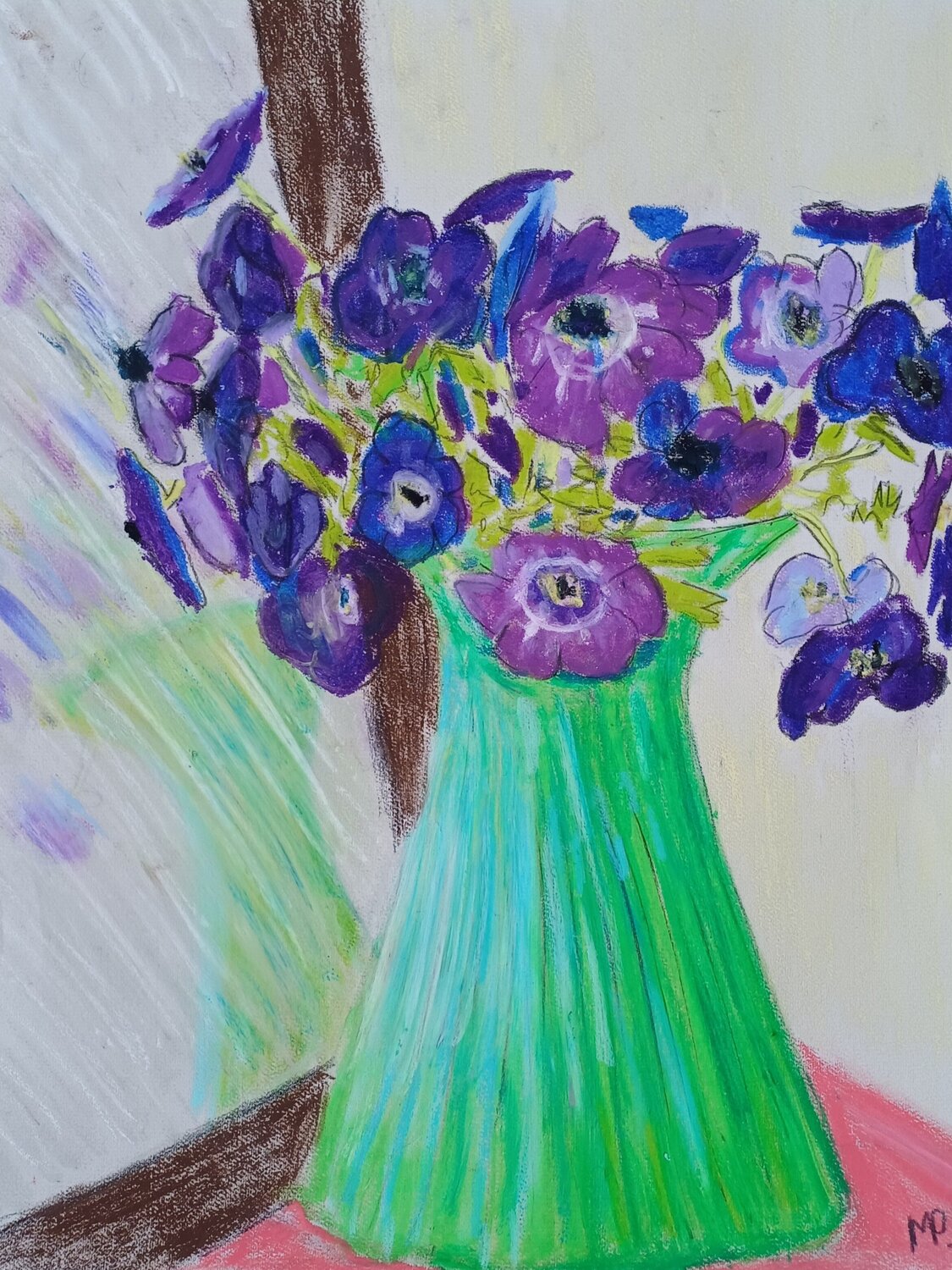 Anemones before mirror Margreet Poolman