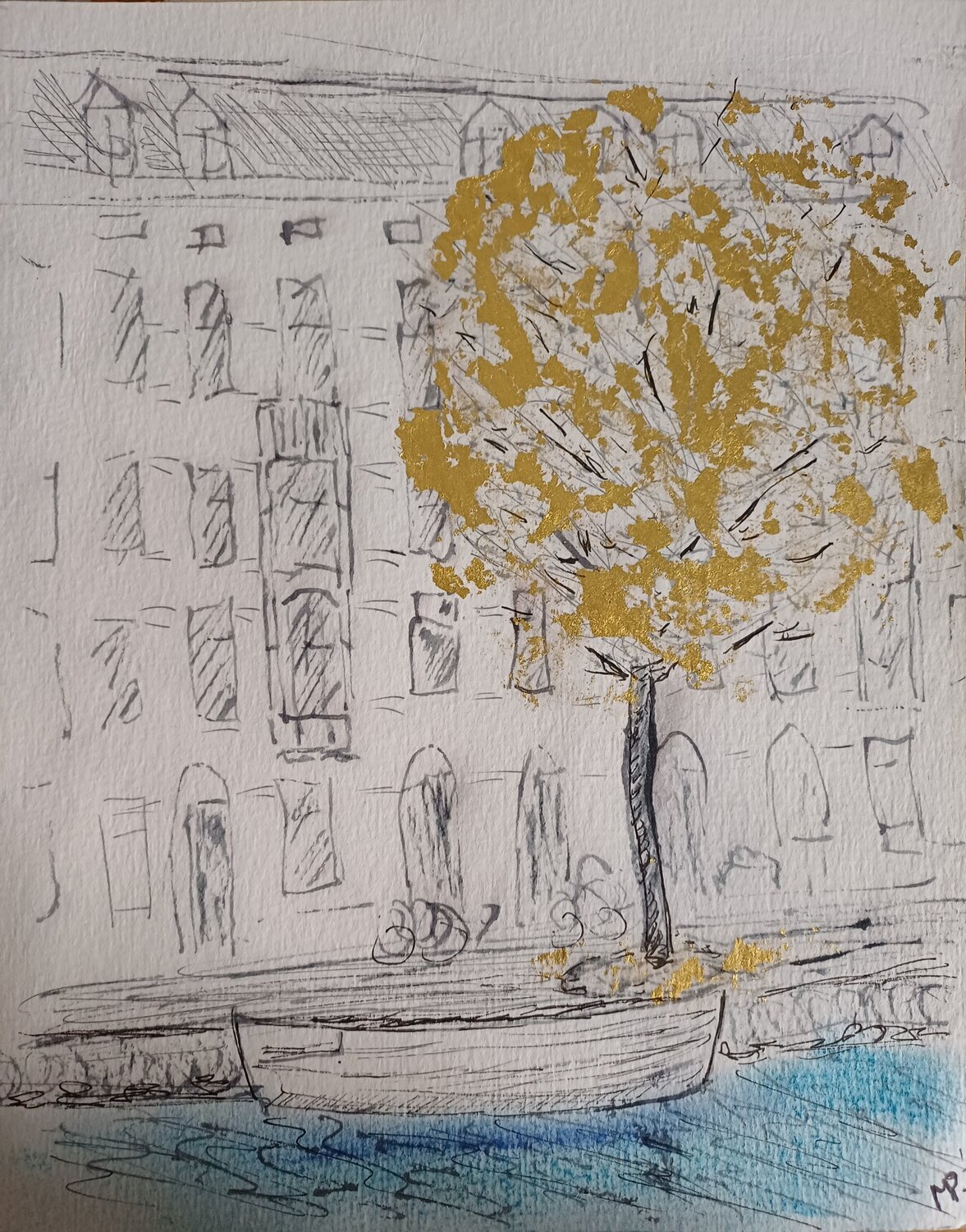 Golden tree in Amsterdam Margreet Poolman