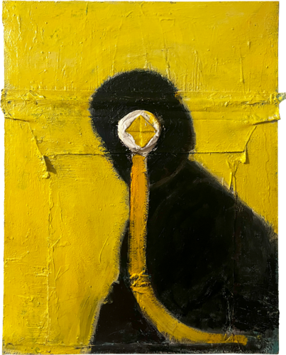 Suonatore di Sax by Giampiero Riccobello, Painting for Sale on Singulart