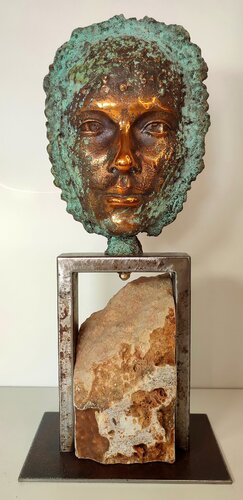 Entre algas y bronce van M. R. Arroyo, Beeldhouwwerk te koop op Singulart