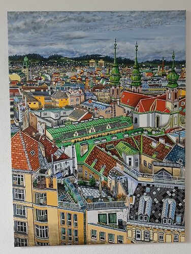 Wien von Valentin Kern, Malerei kaufen auf Singulart