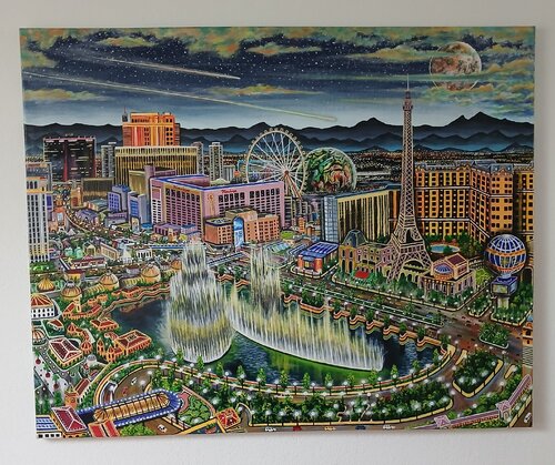 Las Vegas von Valentin Kern, Malerei kaufen auf Singulart