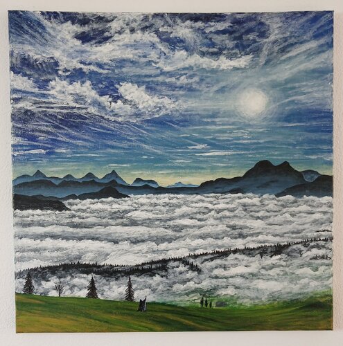 Wolkenmeer von Valentin Kern, Malerei kaufen auf Singulart