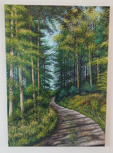 Sommerwald von Valentin Kern, Malerei kaufen auf Singulart