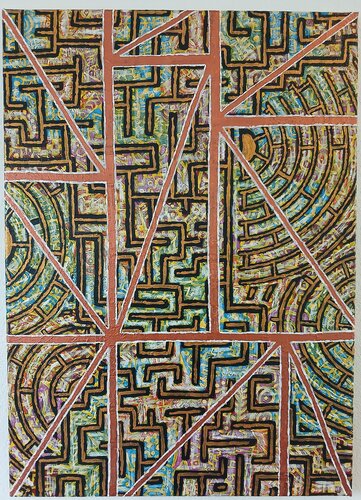 Labyrinth di Valentin Kern, Pittura in vendita su Singulart