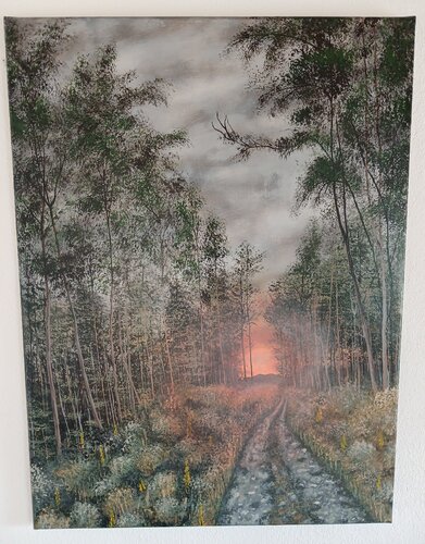 Der Sonne nach by Valentin Kern, 회화 for Sale on Singulart