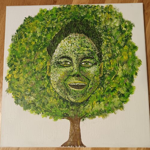 Baumgesicht by Valentin Kern, 회화 for Sale on Singulart