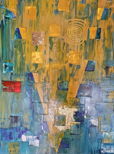 Der Weg der Wahrheit van Ilona Wohlmutter, Schilderij te koop op Singulart