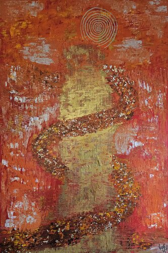 Seelenspirale van Ilona Wohlmutter, Schilderij te koop op Singulart