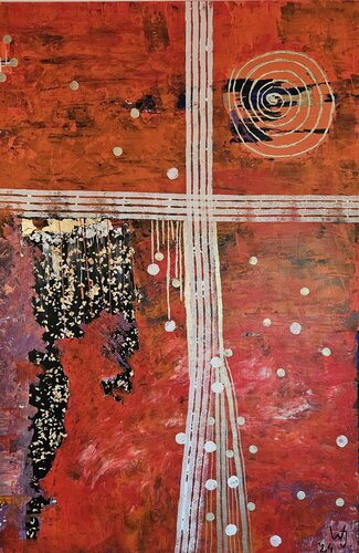 Der Glaube an das Gute van Ilona Wohlmutter, Schilderij te koop op Singulart