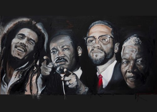 Four Icons with visions of the future by Jon Hillier, Print for Sale on Singulart