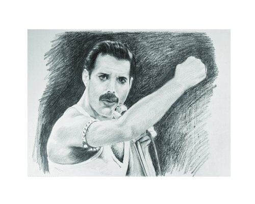 Freddie - We Will Rock You. par Jon Hillier, Édition en vente sur Singulart